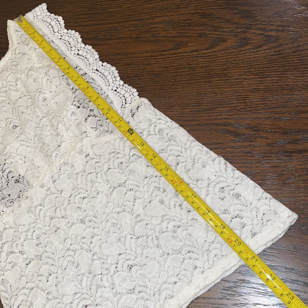 Free people intimately lace sleeveless racer back Small top NWOT - Picture 5 of 9